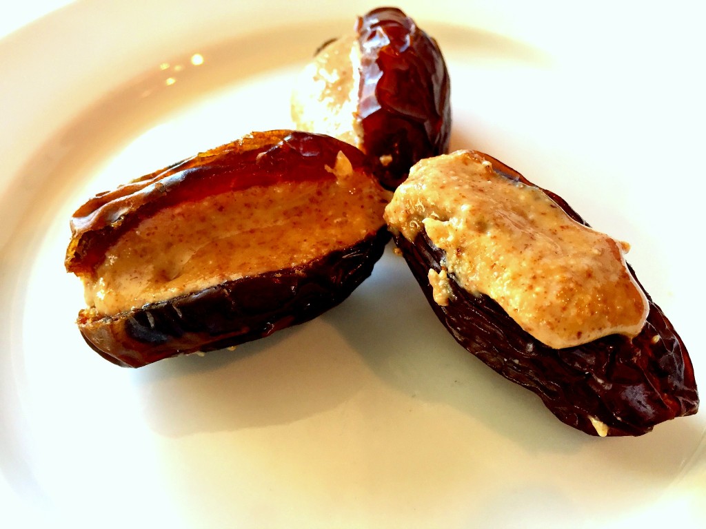 Almond butter and dates