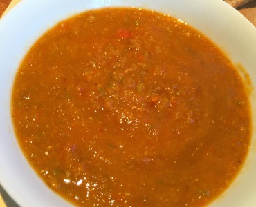brown lentil soup