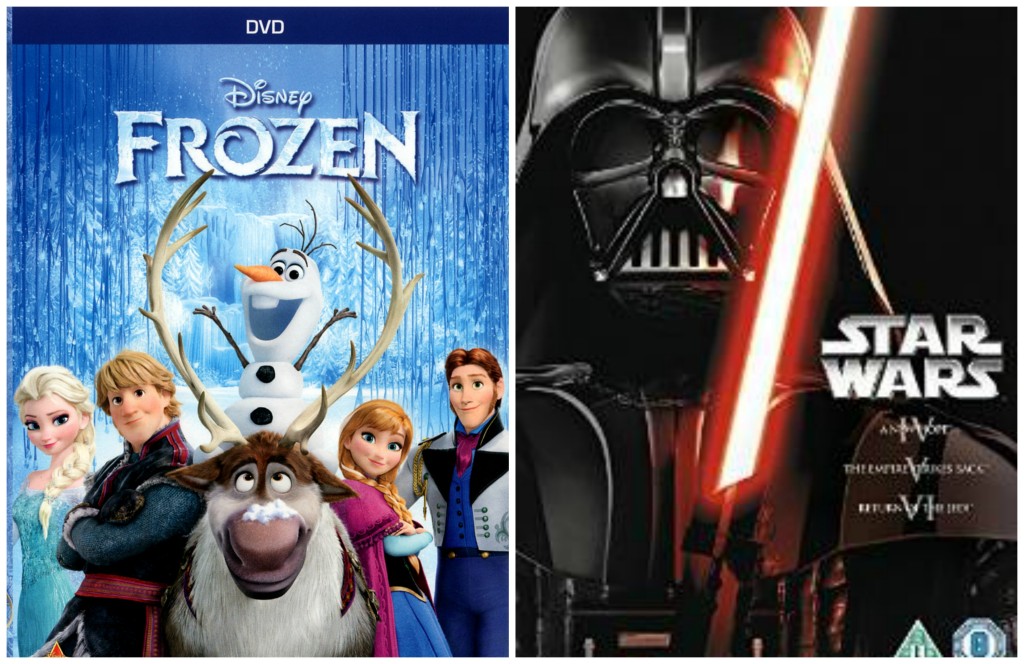 Frozen and Star Wars collage - Cardiff Mummy SaysCardiff Mummy Says