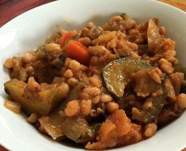 vegetable and bean hot pot