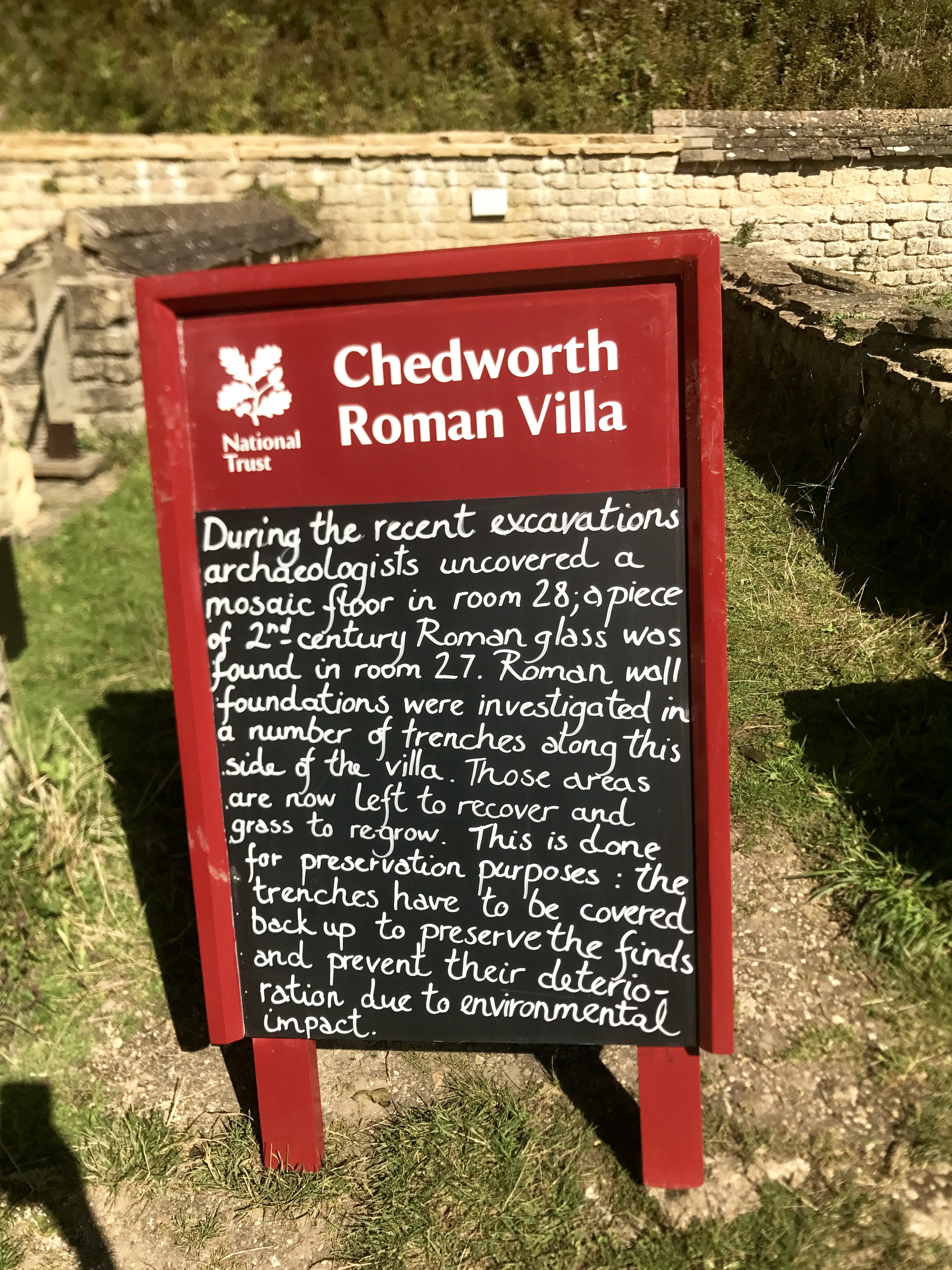 A visit to Chedworth Roman Villa National Trust property near