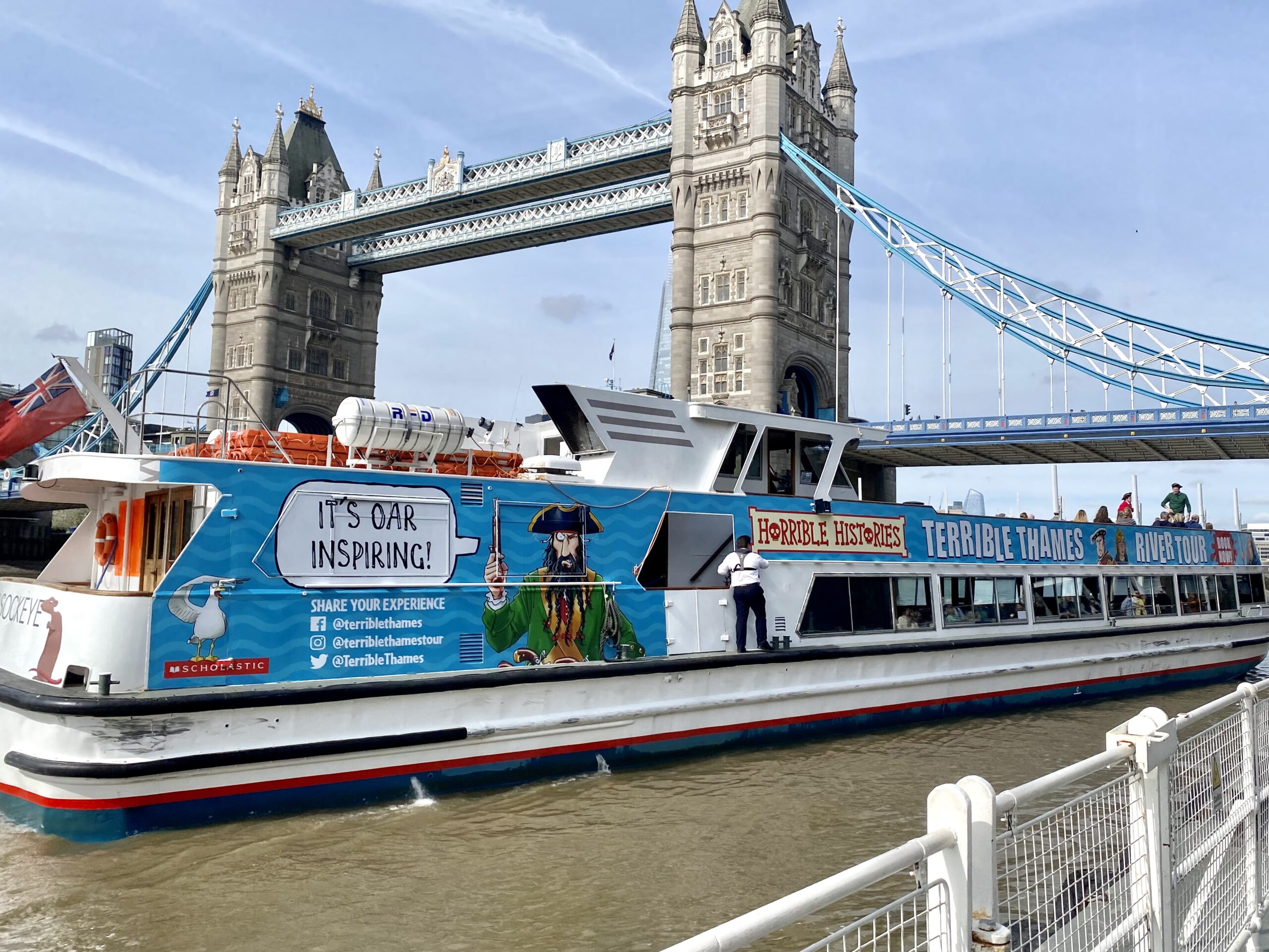 Horrible Histories Terrible Thames Boat Tour London review